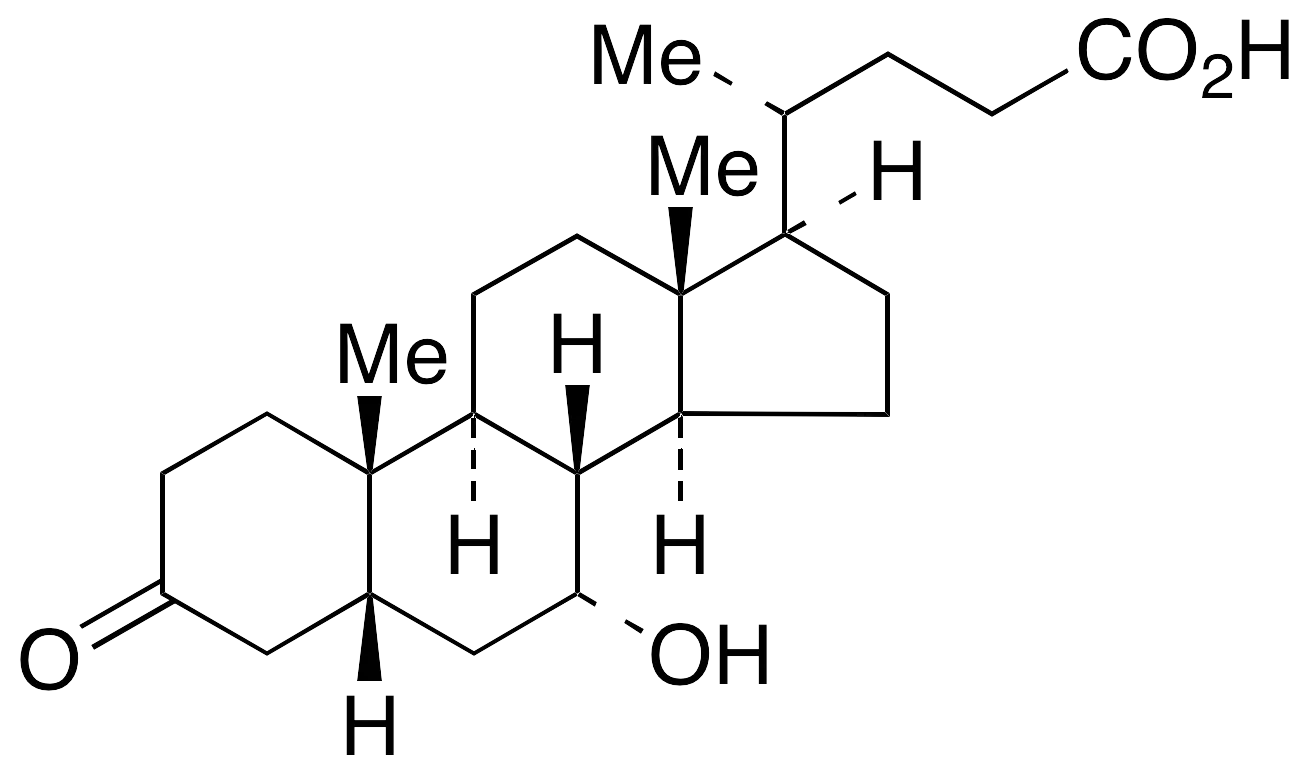 3-Oxo-7Alpha-hydroxy-5Beta-cholanoic Acid - image 1