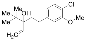 3-(4-Chloro-3-methoxyphenethyl)-4,4-dimethylpent-1-en-3-ol - image 1