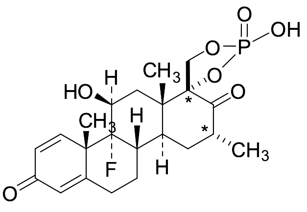16alpha-Homo Dexamethasone Cyclized Phosphate - image 1