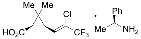(1R-cis)-3-(2-Chloro-3,3,3-trifluoro-1-propenyl)-2,2-dimethylcyclopropanecarboxylic Acid (S)-Alpha-methylbenzenemethanamine - image 1