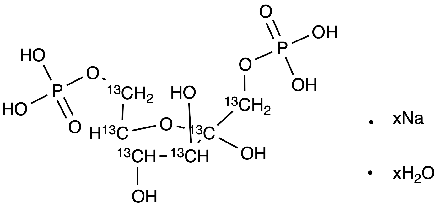 D-Fructose-13C6 1,6-Bisphosphate Sodium Salt Hydrate - image 1