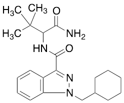 N-[1-(Aminocarbonyl)-2,2-dimethylpropyl]-1-(cyclohexylmethyl)-1H-indazole-3-carboxamide - image 1
