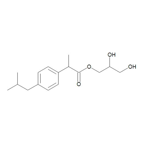 Ibuprofen Related Compound (2,3-Dihydroxypropyl 2-(4-Isobutylphenyl)Propanoate) - image 1