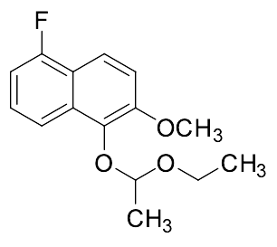 1-(1-Ethoxyethoxy)-5-fluoro-2-methoxynaphthalene - image 1