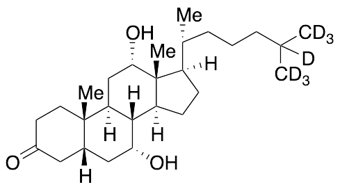 7Alpha,12Alpha-Dihydroxy-5Beta-cholestan-3-one-d7 - image 1