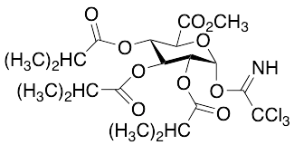 Methyl 2,3,4-Tri-O-isobutyryl-1-O-trichloroacetimidoyl-Alpha-D-glucopyranuronate - image 1