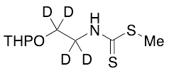 [2-[(Tetrahydro-2H-pyran-2-yl)oxy]ethyl]carbamodithioic Acid Methyl Ester-d4 - image 1