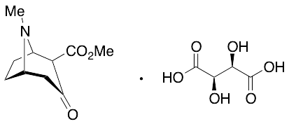 (1R-endo)-8-Methyl-3-oxo-8-azabicyclo[3.2.1]octane-2-carboxylic Acid Methyl Ester (2R,3R)-2,3-Dihydroxybutanedioate - image 1