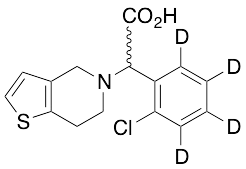 rac-Clopidogrel-d4 Carboxylic Acid - image 1