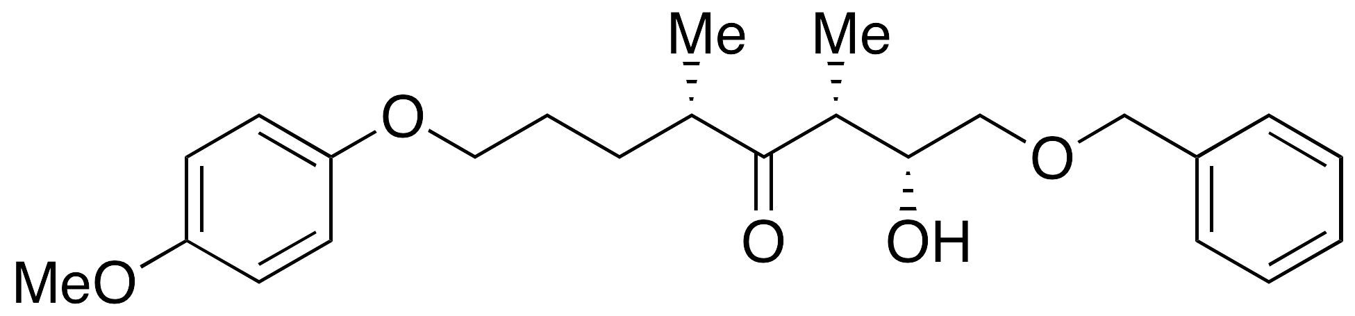 (2R,3R,5S)-3,5-Dimethyl-1-benzyloxy-2-hydroxy-8-(4-methoxyphenoxy)-4-octanone - image 1