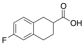 6-Fluoro-1,2,3,4-tetrahydro-naphthalene-2-carboxylic Acid - image 1
