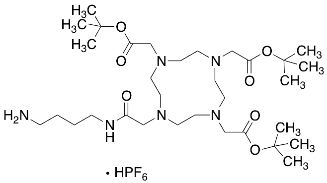 4-Aminobutyl-DOTA-tris(t-butyl ester) Hexafluorophosphate - image 1