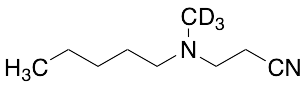 3-(N-Methyl-N-pentyl-amino)propionitrile-d3 - image 1