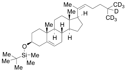 3-tert-Butyldimethylsilyl-20-dehydro Cholesterol-d7 - image 1