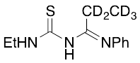 N-[(Ethylamino)thioxomethyl]-N'-phenylpropanimidamide-d5 - image 1