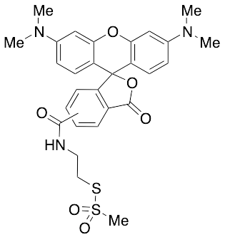 2-((5(6)-Tetramethyl-rhodamine)carboxylamino)ethyl Methanethiosulfonate (90%) - image 1