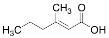 (2E)-3-Methyl-2-hexenoic Acid - image 1