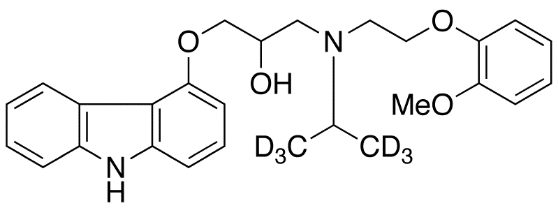 N-Isopropyl Carvedilol-d6 - image 1