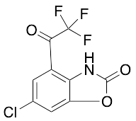 6-Chloro-4-(2,2,2-trifluoroacetyl)benzo[d]oxazol-2(3H)-one - image 1