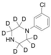 1-(3-Chlorophenyl)piperazine-d8 - image 1