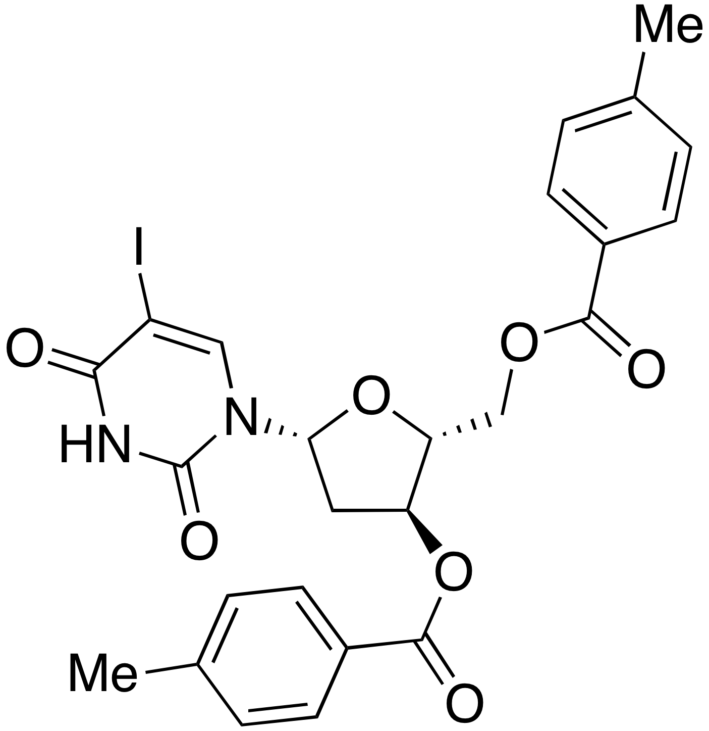 2'-Deoxy-5-iodouridine 3’,5’-bis(4-Methylbenzoate) - image 1