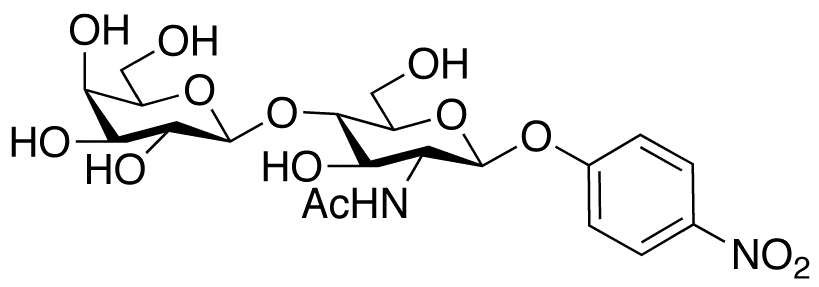 p-Nitrophenyl 2-Acetamido-2-deoxy-4-O-(Beta-D-galactopyranosyl)-Beta-D-glucopyranoside - image 1