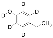 4-Ethylphenol-2,3,5,6-d4,OD - image 1