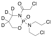 3-(Chloroacetyl)-N,N-bis(2-chloroethyl)tetrahydro-2H-1,3,2-oxazaphosphorin-2-amine-d4 - image 1