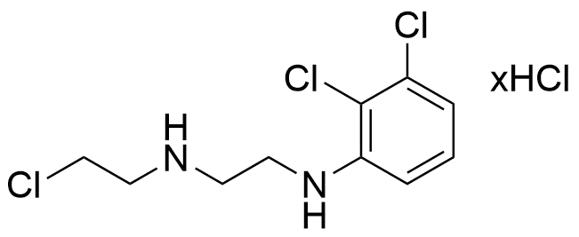 N1-(2-Chloroethyl)-N2-(2,3-dichlorophenyl)ethane-1,2-diamine Hydrochloride (>80%) - image 1