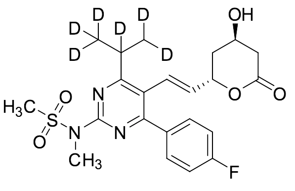 Rosuvastatin Lactone-d6 - image 1