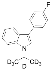 1-Isopropyl-3-(4-fluorophenyl)indole-d7 - image 1