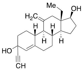 13b-Ethyl-11-methyliden-18.19-dinor-3,17b-dihydroxy-3-ethynyl-pregna-4-ene - image 1