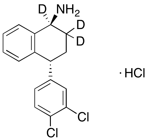 rac-trans-N-Desmethyl Sertraline-d3 Hydrochloride - image 1