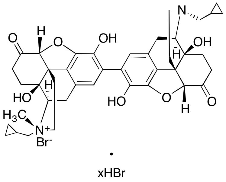 2,2’-Mono-N-methyl-bisnaltrexone Bromide Hydrobromide (~90%) - image 1