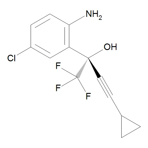 (S)-1-(2-Amino-5-chlorophenyl)-1-(trifluoromethyl)-3-cyclopropyl-2-propyn-1-ol - image 1