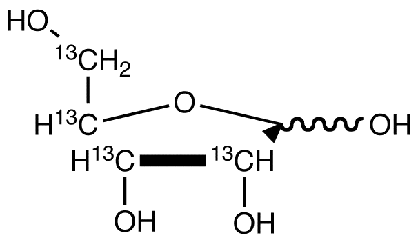 D-Ribose-2,3,4,5-13C4 - image 1