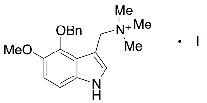 1-(4-(Benzyloxy)-5-methoxy-1H-indol-3-yl)-N,N,N-trimethylmethanaminium Iodide - image 1