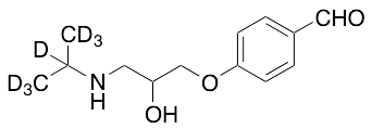 4-[2-Hydroxy-3-[(1-methylethyl)amino]propoxy]benzaldehyde-d7 - image 1