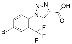 1-[4-Bromo-2-(trifluoromethyl)phenyl]-1H-1,2,3-triazole-4-carboxylic Acid - image 1