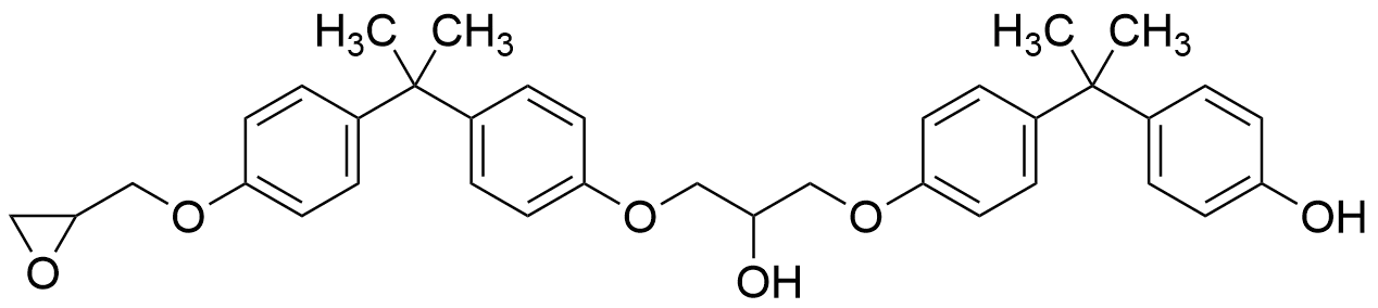 4-[1-[4-[2-Hydroxy-3-[4-[1-methyl-1-[4-(2-oxiranylmethoxy)phenyl]ethyl]phenoxy]propoxy]phenyl]-1-methylethyl]-phenol - image 1