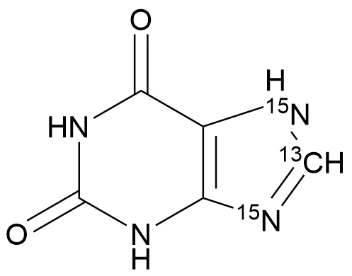Xanthine-8-13C-7,9-15N2 - image 1