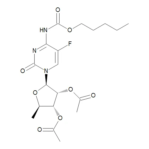 2’,3’-Di-O-acetyl-5’-deoxy-5-fluoro-N4-(pentoxycarbonxyl)cytidine - image 1