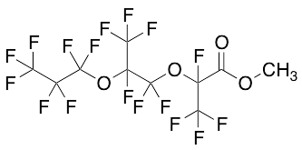 Methyl 2,3,3,3-Tetrafluoro-2-(1,1,2,3,3,3-hexafluoro-2-(perfluoropropoxy)propoxy)propanoate - image 1