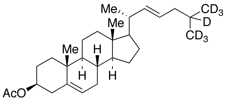22-Dehydro Cholesterol-d7 3-Acetate - image 1