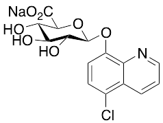5-Chloro-8-hydroxyquinoline Glucuronide Sodium Salt (contains ~10% inorganics) - image 1