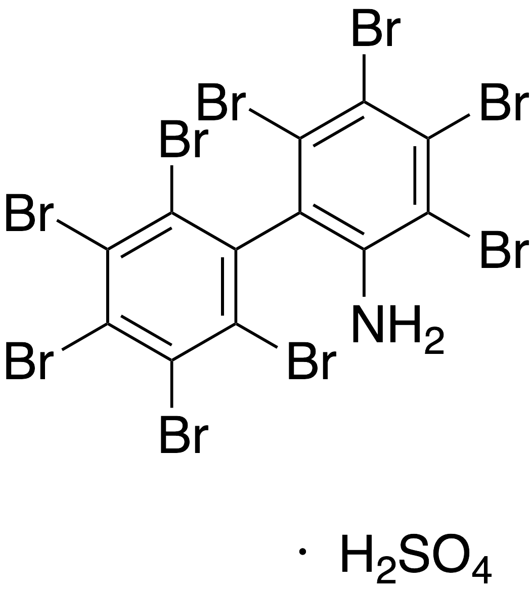 2',3,3',4,4',5,5',6,6'-Nonabromo-[1,1'-biphenyl]-2-amine Hydrogen Sulfate Salt - image 1