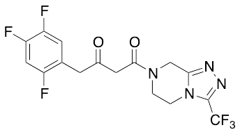 4-Oxo-4-[3-(trifluoromethyl)-5,6-dihydro-[1,2,4]triazolo[4,3-a]pyrazin-7(8H)-yl]-1-(2,4,5-trifluorophenyl)butan-2-one - image 1
