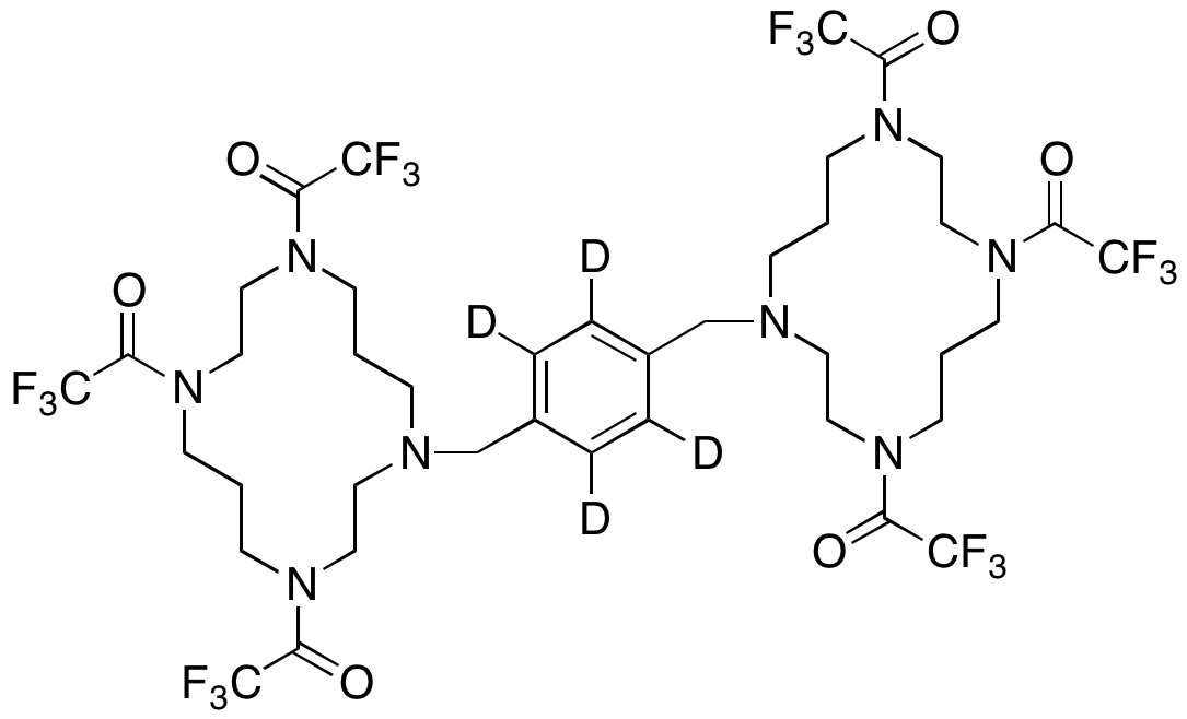 Plerixafor-(phenylene-d4) 4,4’,8,8’,11,11’-Hexatrifluoroacetate - image 1
