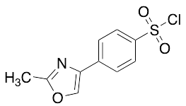 4-(2-Methyl-1,3-oxazol-4-yl)benzene-1-sulfonyl Chloride - image 1