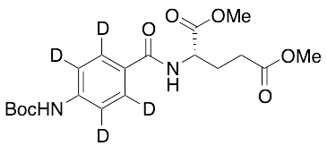 N-Boc-(p-aminobenzoyl)-L-glutamic Acid-d4 Dimethyl Ester - image 1